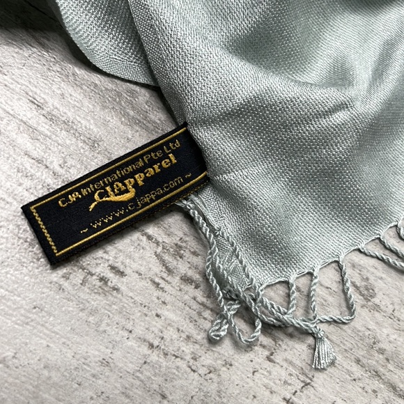 Bundle of 2 hats and gray scarf with fringe NEW never worn NWOT - Picture 4 of 7